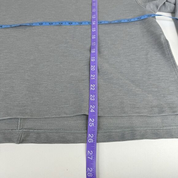 Nike Yoga Dri Fit hoodie hooded sweatshirt gray Pull-over DM7033-073 - Picture 9 of 14